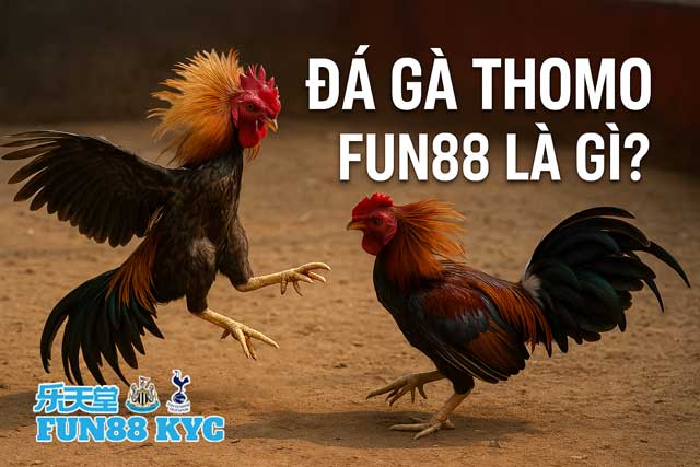 Đá gà Thomo FUN88 mang đến trải nghiệm livestream sắc nét và không khí sới đấu chân thực